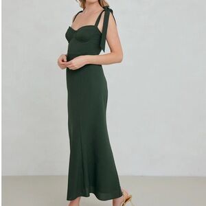 Park & Fifth Marlowe Dress (Dark Olive, S) (NWOT)